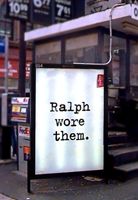 Ralph wore them